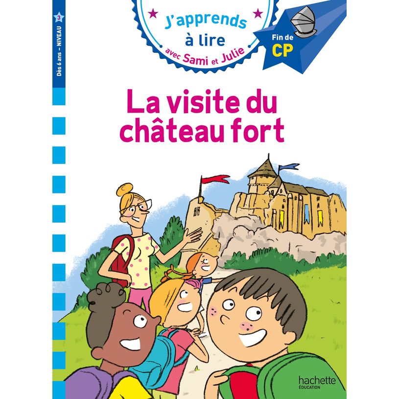 9782017182351-Sami et Julie CP Niveau 3 La visite du château fort--0