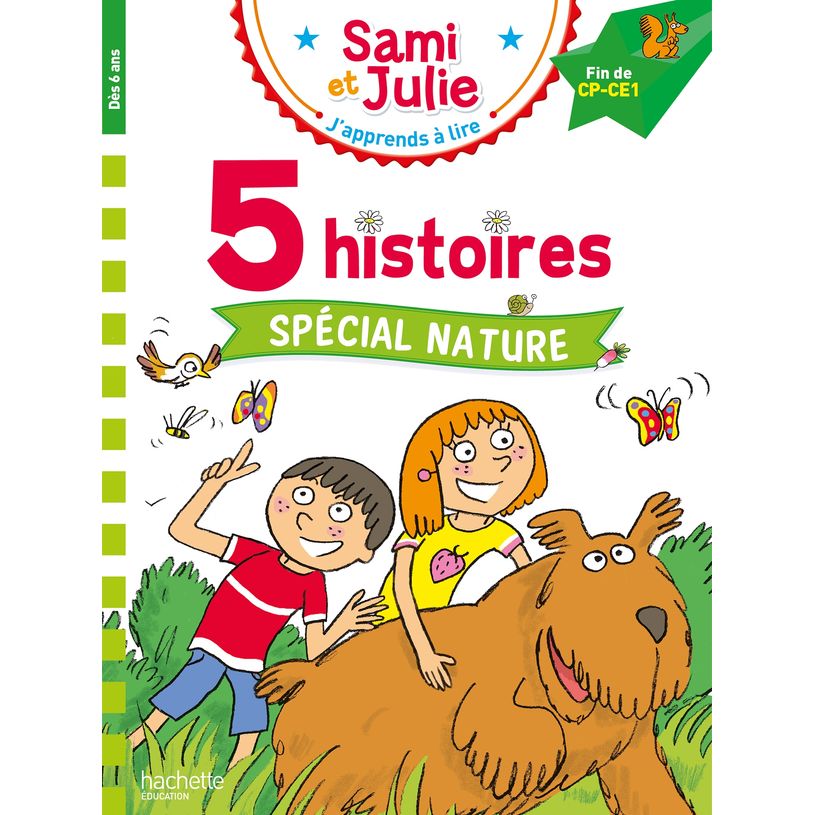9782017182368-5 histoires Spécial nature - J'apprends à lire avec Sami et Julie - CP/CE1 - livre d'images--0
