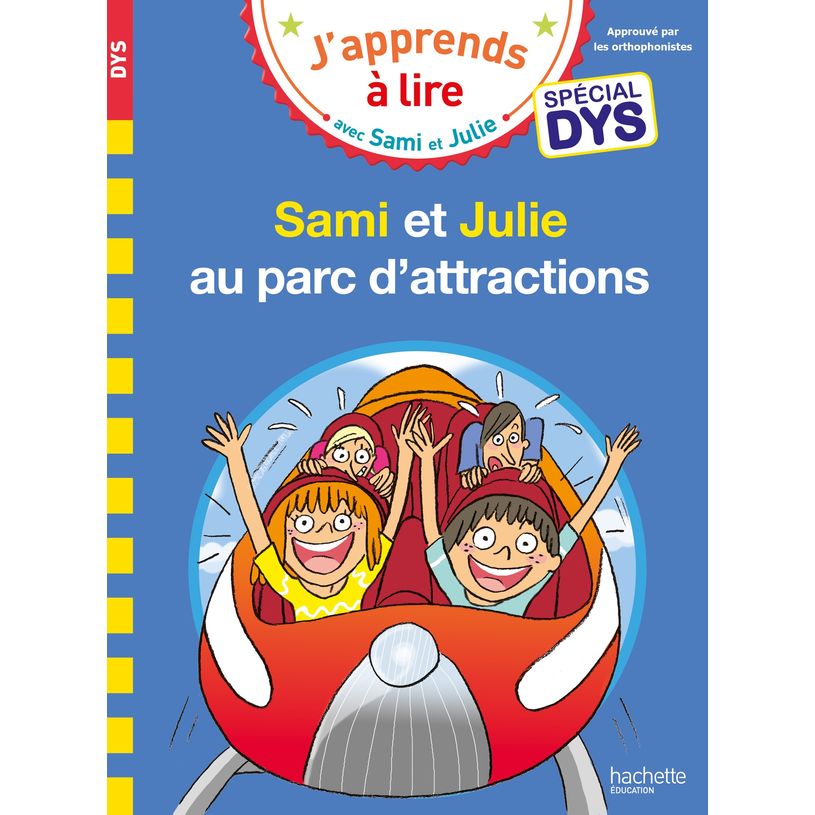 9782017182399-Sami et Julie- Spécial DYS (dyslexie) Sami et Julie au parc d'attractions--0