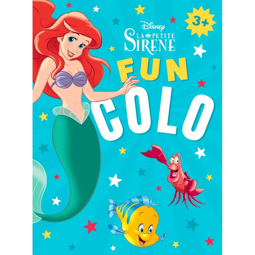 9782017192473-DISNEY PRINCESSES - Fun Colo - Spécial La Petite Sirène--0