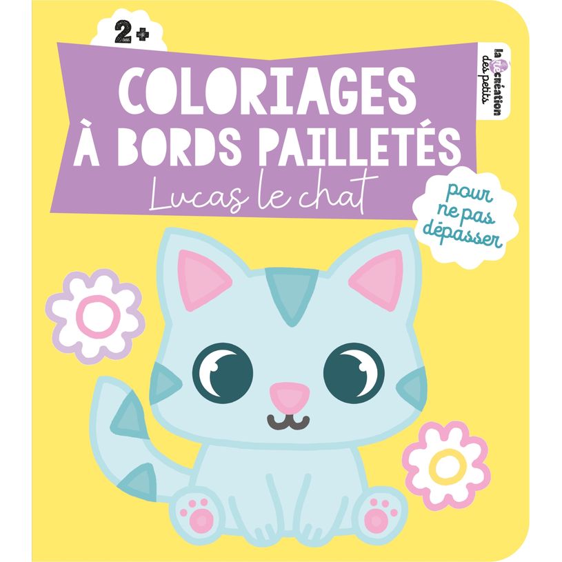 9782017203759-Coloriages à bords pailletés - Lucas le chat--0