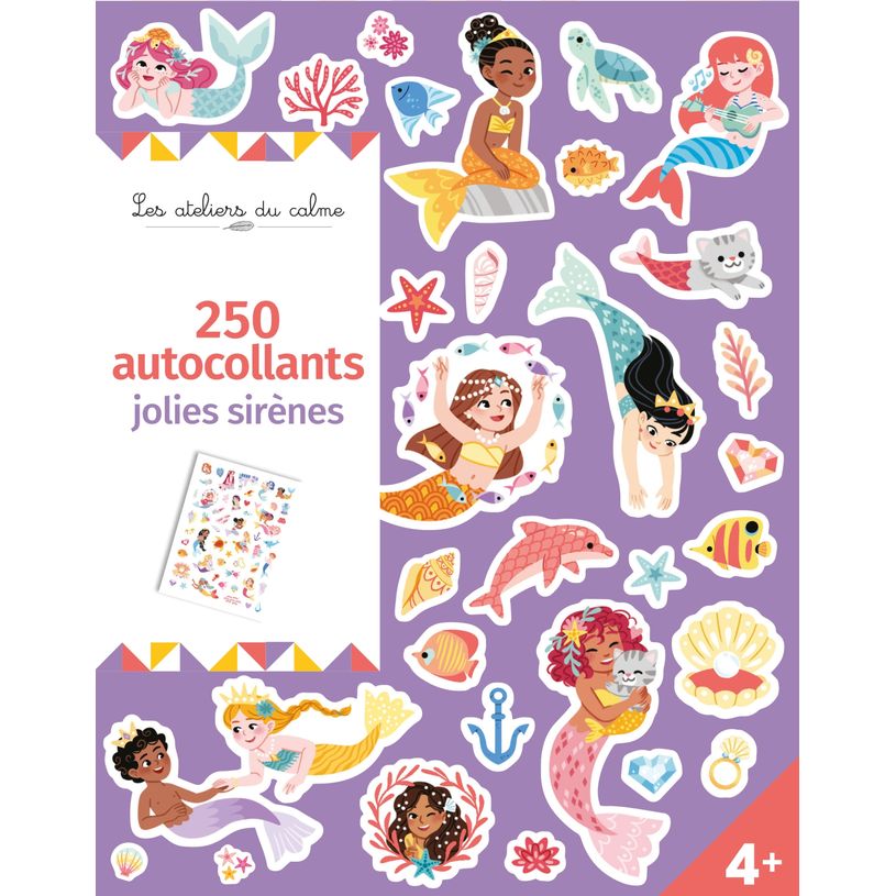 9782017206491-250 autocollants - jolies sirènes--0