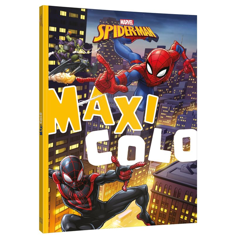 9782017217329-Marvel Spider Man - Maxi Colo - livre à colorier--0