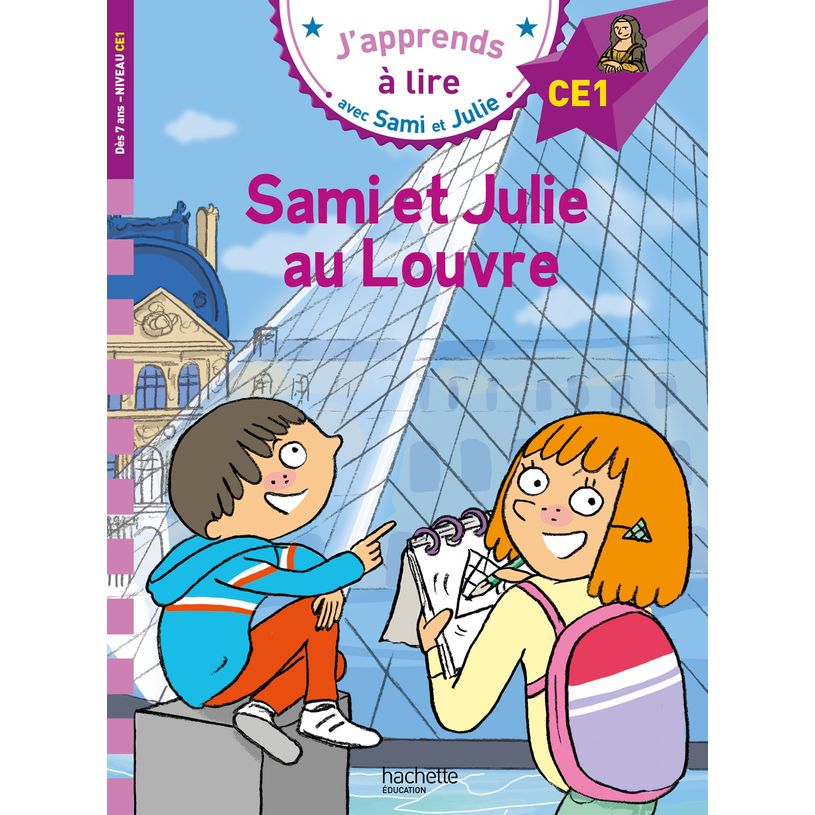 9782017220572-Sami et Julie au Louvre - J'apprends à lire avec Sami et Julie - CE1 - par Bonté Thérèse, Massonaud E--0