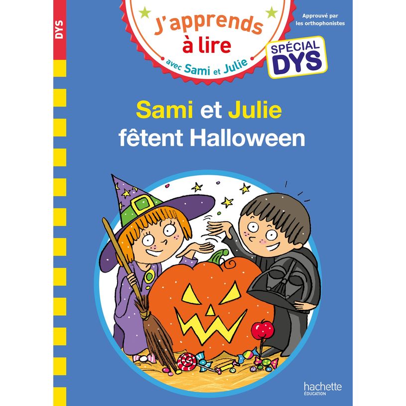 9782017227090-Sami et Julie - Spécial DYS (dyslexie) Sami & Julie fêtent Halloween--0