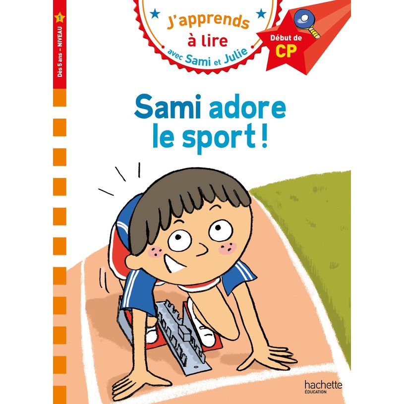 9782017231615-Sami et Julie CP niveau 1  Sami adore le sport--0
