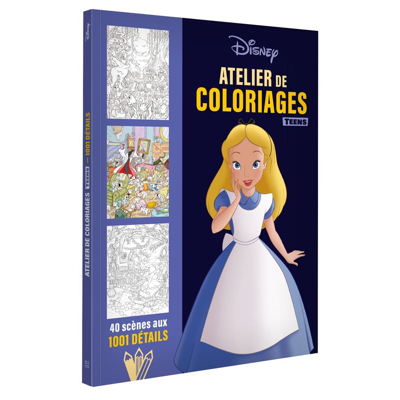 9782017232452-DISNEY TEENS - Atelier de coloriages - 1001 Détails--0