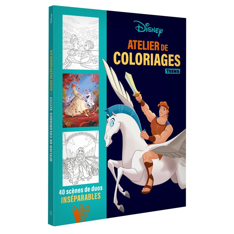 9782017232469-DISNEY TEENS - Atelier de coloriages - Les duos inséparables--0