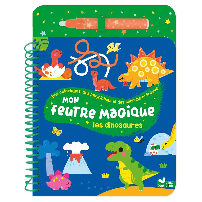 9782017233152-Mon feutre magique dinosaures - avec feutre à réservoir d'eau--0