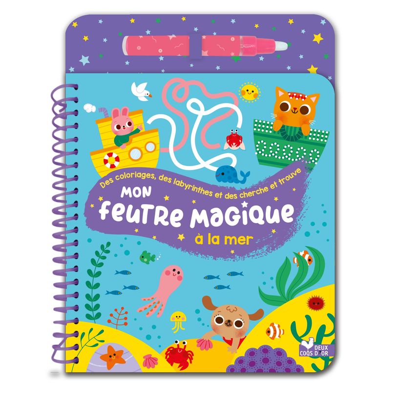 9782017233169-Mon feutre magique à la mer - avec feutre à réservoir d'eau--0