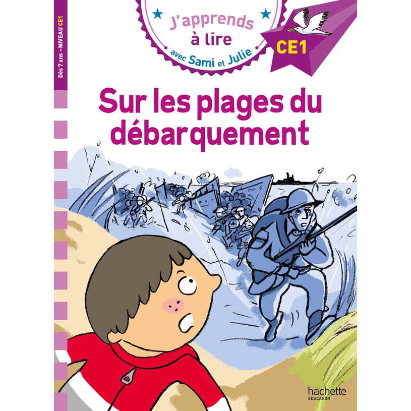 9782017261186-Sur les plages du débarquement - J'apprends à lire avec Sami et Julie - CE1 - par Bonté Thérèse, Fallot Marion--0