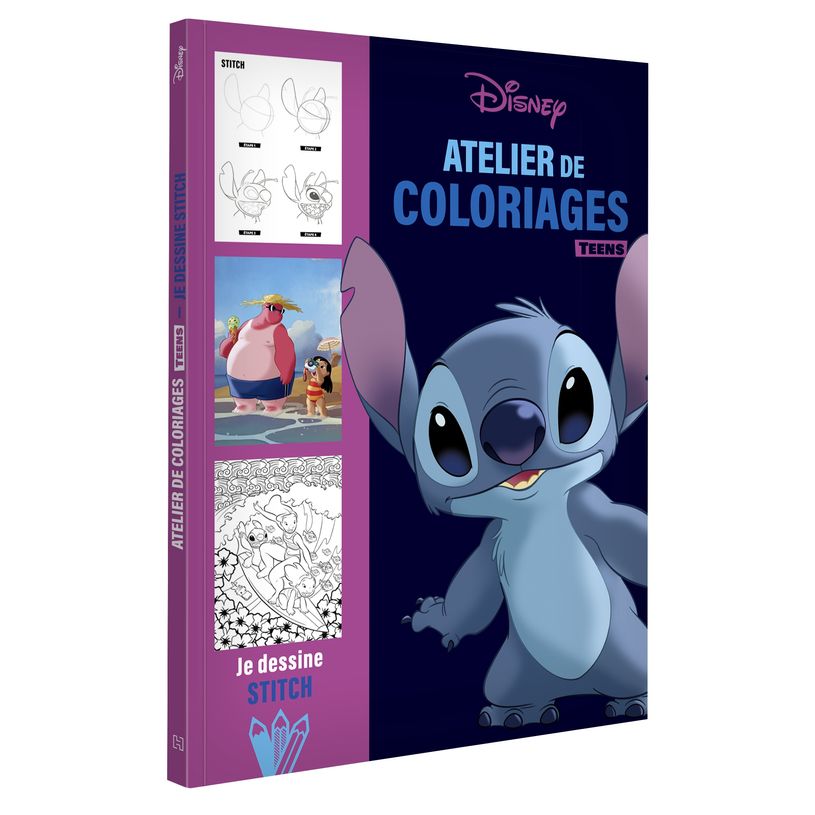 9782017274230-DISNEY TEENS - Atelier de coloriages - Je dessine Stitch--0