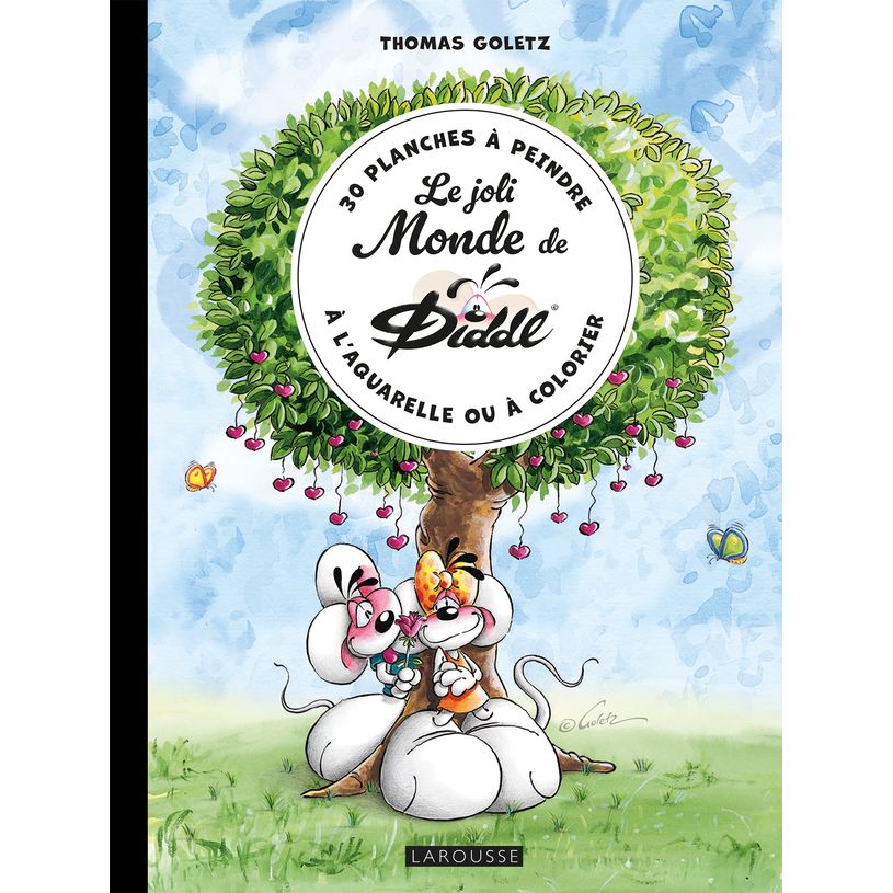 9782036070776-Le joli monde de Diddl : 30 planches à peindre à l'aquarelle ou à colorier--0