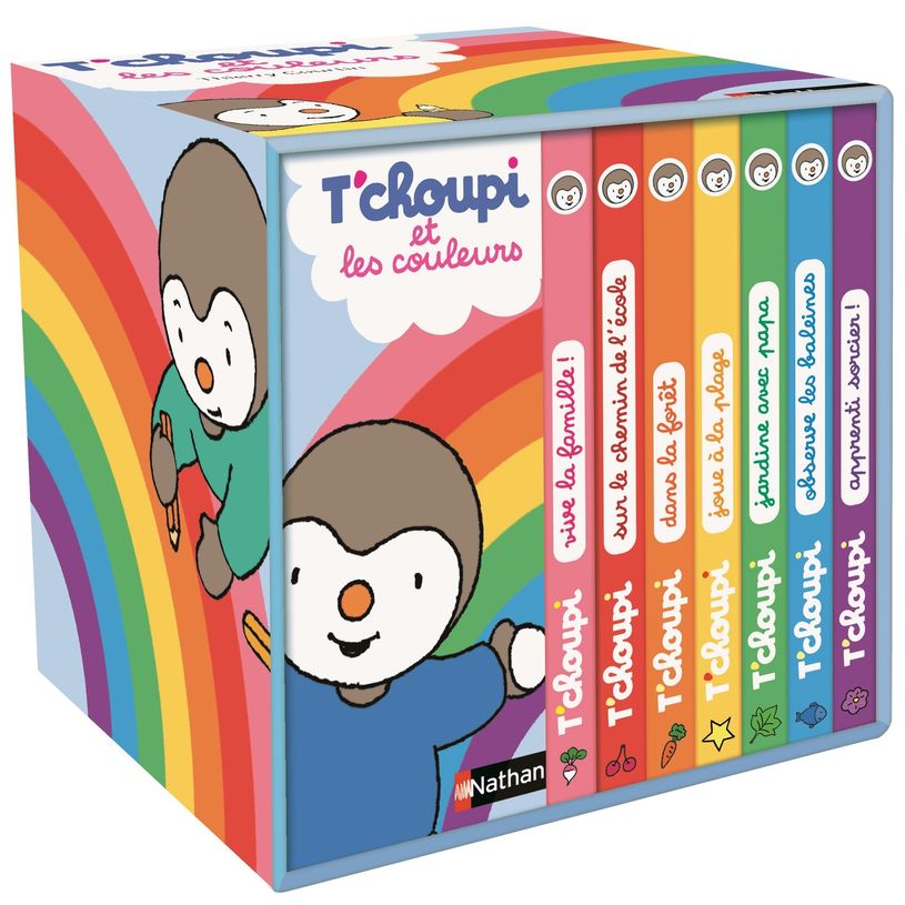 9782095029388-Ma petite bibliothèque des couleurs T'choupi : 7 histoires pour découvrir les couleurs - dès 2 ans--0
