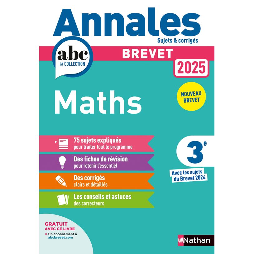 9782095035662-Annales ABC du Brevet - Maths 3e - Sujets et corrigés + fiches de révisions--0