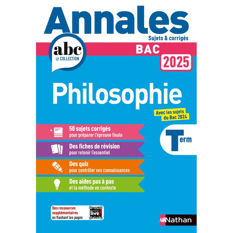 9782095035716-Annales ABC du BAC - Philosophie Tle - Sujets et corrigés - Enseignement commun Terminale - Epreuve fi--0