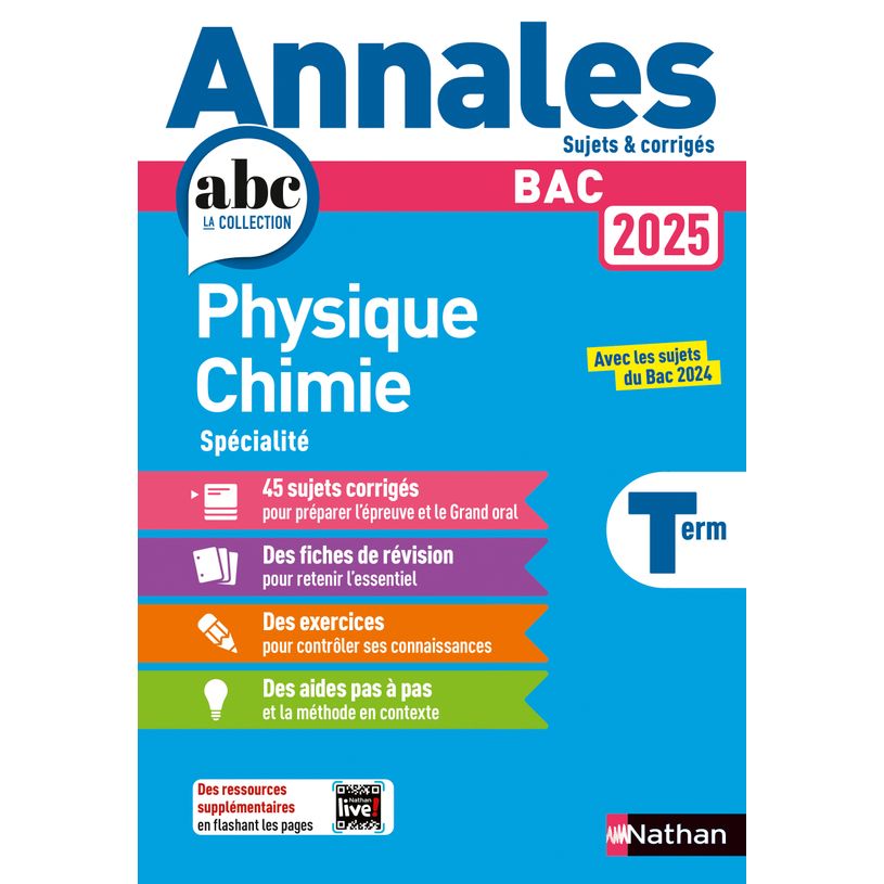 9782095035730-Annales ABC du BAC - Physique-Chimie Tle - Sujets et corrigés - Enseignement de spécialité Terminale--0