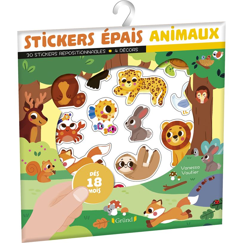 9782324030079-Stickers epais - animaux--0