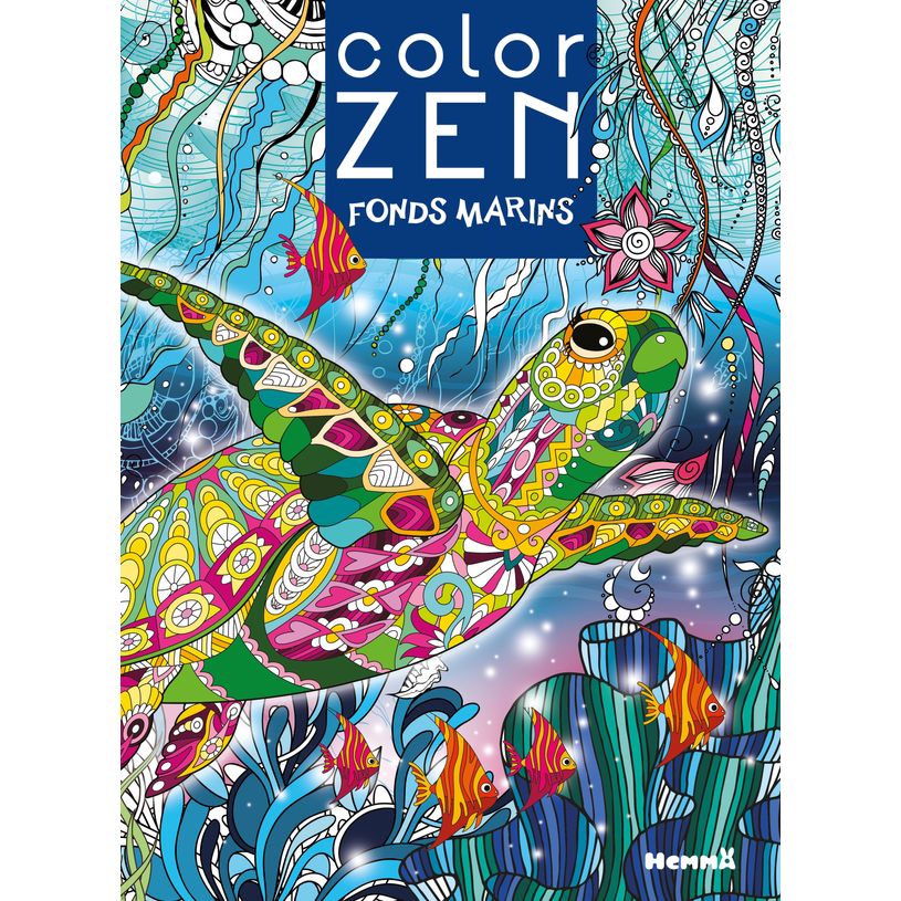 9782508054754-Color Zen - Fonds marins - Livre de coloriage détente - Dès 7 ans--0
