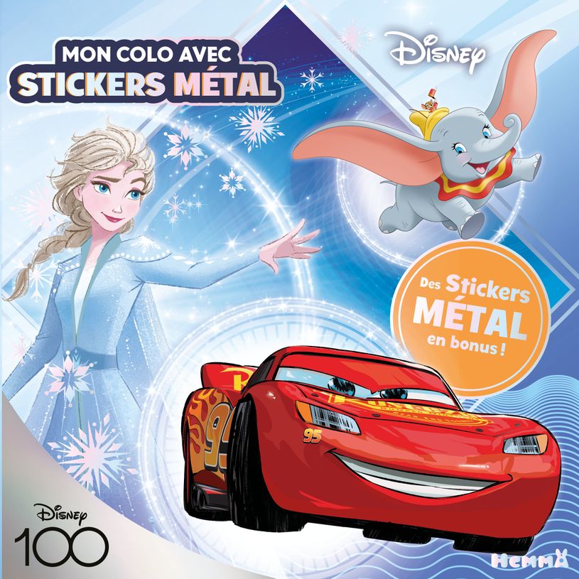 9782508055423-Disney 100 - Mon colo avec stickers métal - Livre de coloriage avec stickers métallisés - Dès 4 ans--0