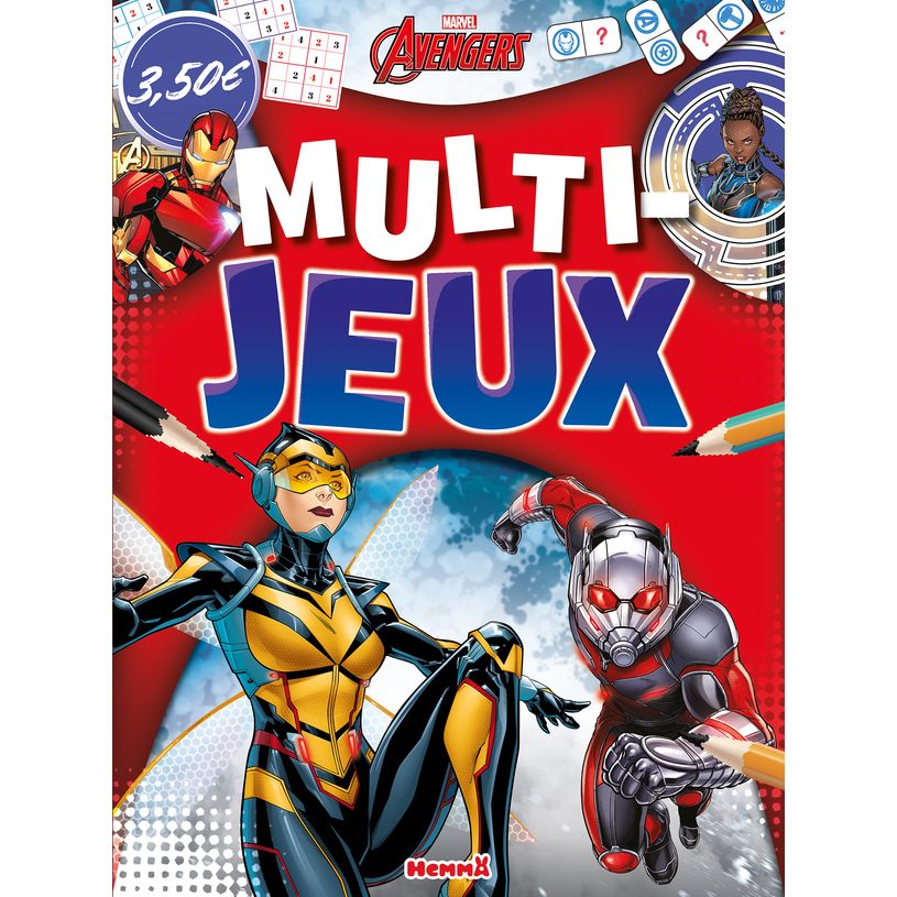9782508056482-Marvel Avengers Multi-jeux Livre d'activités Dès 5 ans--0