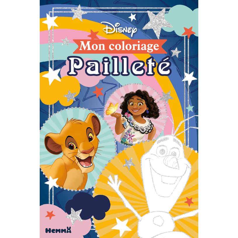 9782508056574-Disney - Mon coloriage pailleté - Livre de coloriage - Dès 4 ans--0