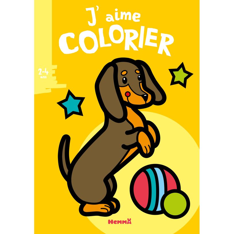 9782508057090-J'aime colorier - Chien - Livre de coloriage Dès 2 ans--0