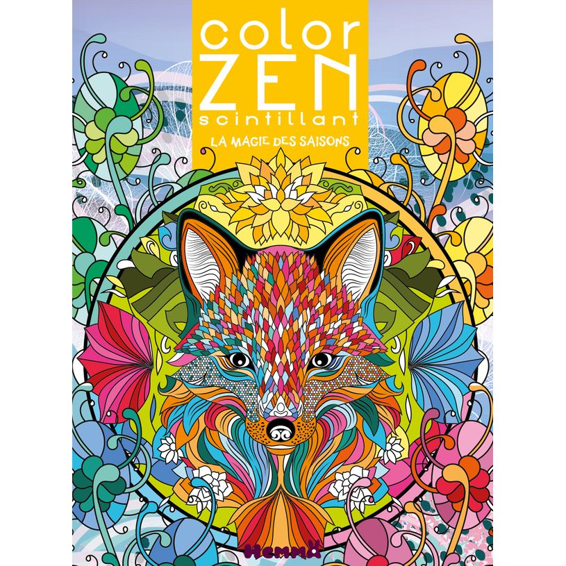 9782508057502-Color Zen scintillant - La magie des saisons - Livre de coloriage détente - Dès 6 ans--0