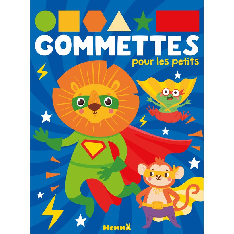 9782508057557-Gommettes pour les petits - Super héros - Livre de gommettes - Dès 3 ans--0