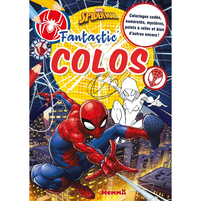 9782508057977-Marvel Spider-Man - Fantastic' colos - Gros livre de coloriage - Dès 5 ans--0
