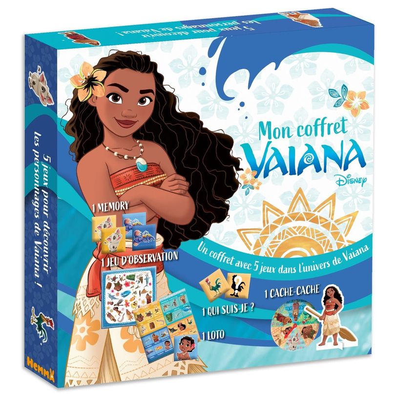 9782508059414-Disney Vaiana - Mon Coffret jeux - Mon Coffret Vaiana - Jeux éducatifs - Coffret jeux - Dès 4 ans--0