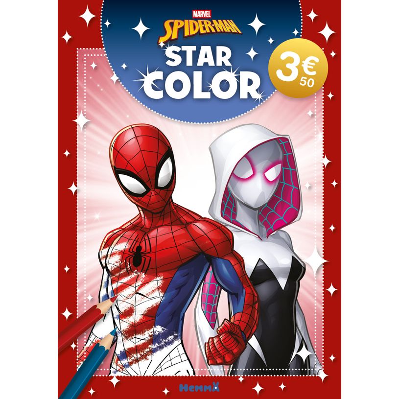 9782508060519-Disney Spider-Man - Star Color - Livre coloriage - Livre coloriage 4 ans - Livre coloriage Marvel - Livre color--0