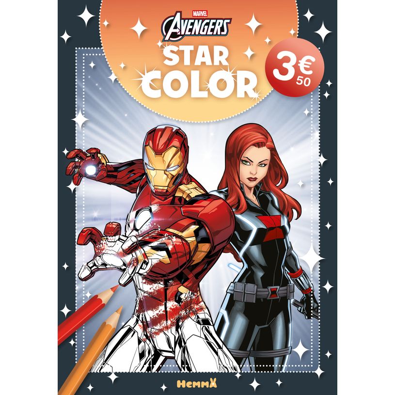 9782508060526-Marvel Avengers - Star Color - Livre coloriage - Livre coloriage 4 ans - Livre coloriage Marvel - Livre c--0