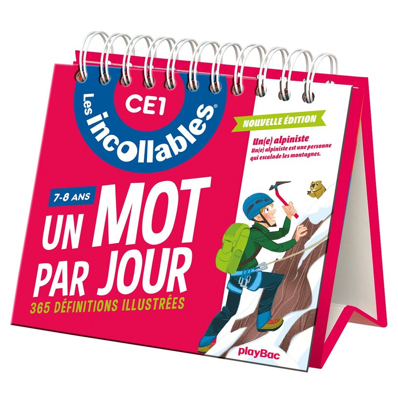 9782809674354-Les incollables - Un mot par jour - CE1 7/8 ans - Édition 2021--0
