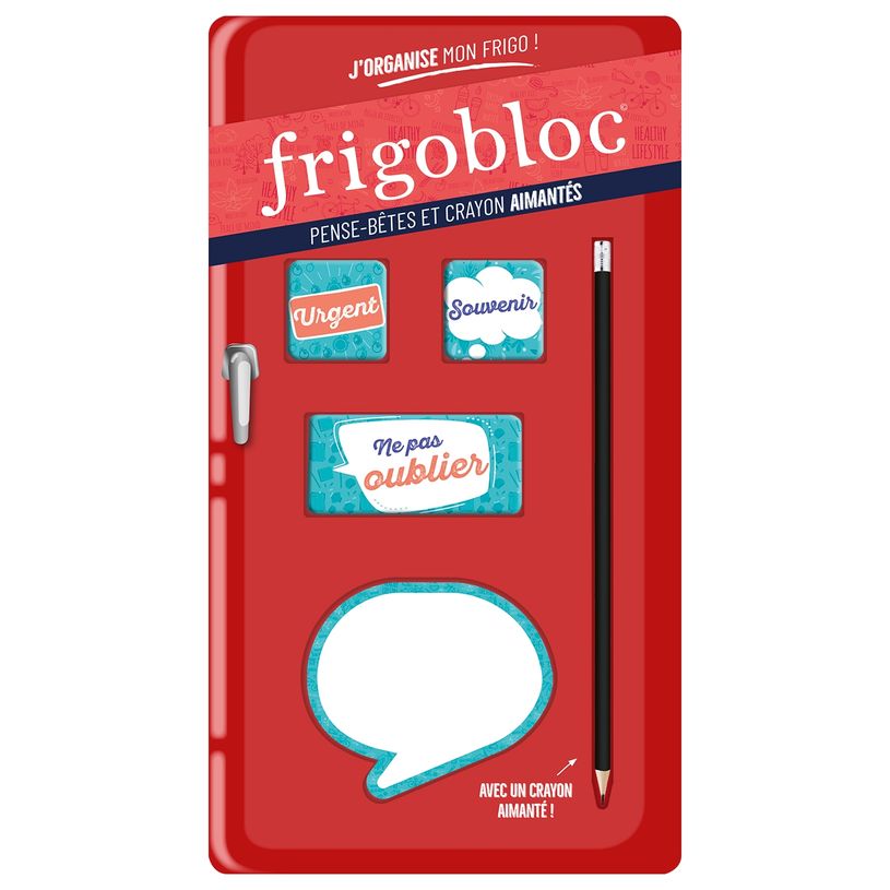 9782809691955-FRIGOBLOC - PENSE-BÊTES ET CRAYON AIMANTÉS--0