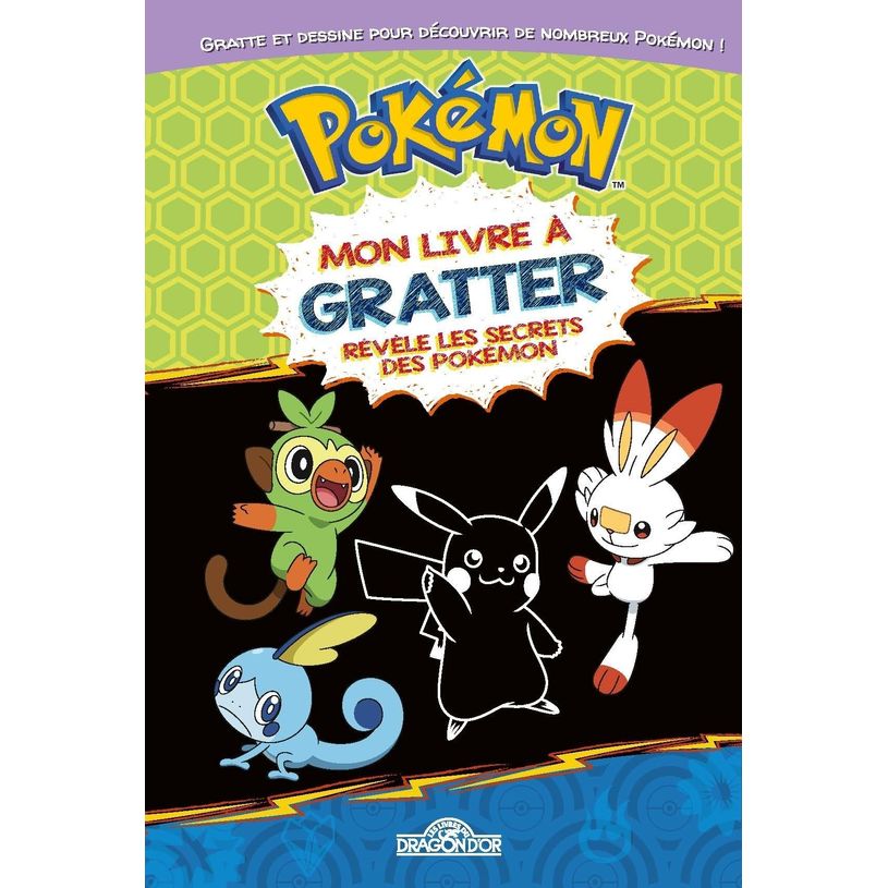 9782821215863-Pokémon Mon livre à gratter Révèle les secrets des Pokémon Livre à gratter/Loisirs créatifs avec un bâto--0