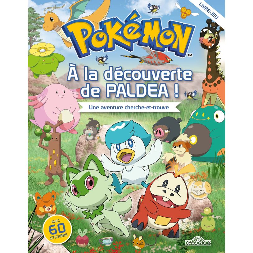 9782821216532-Pokémon Cherche-et-trouve À la découverte de Paldea Avec des stickers Dès 6 ans--0