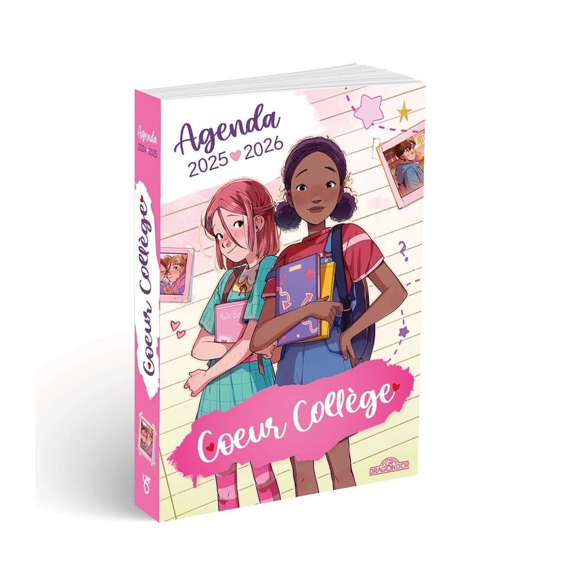 9782821218628-Cur Collège Agenda Avec des citations, des fiches personnages, des pages thématiques et des contenus --0