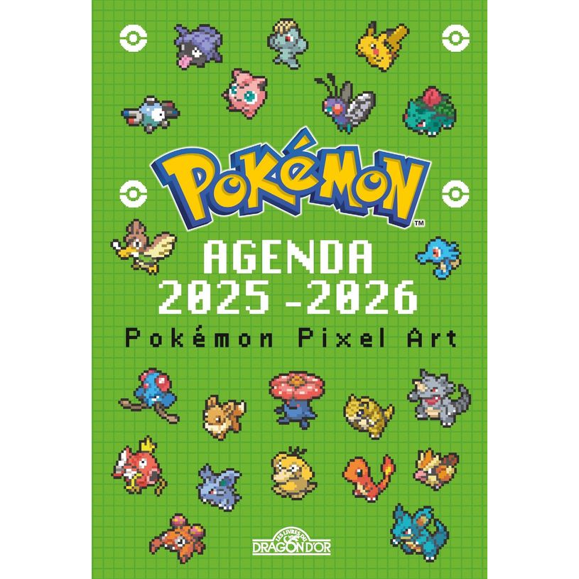 9782821218666-Pokémon Agenda Pixel Art Avec des coloriages pixels Dès 7 ans--0