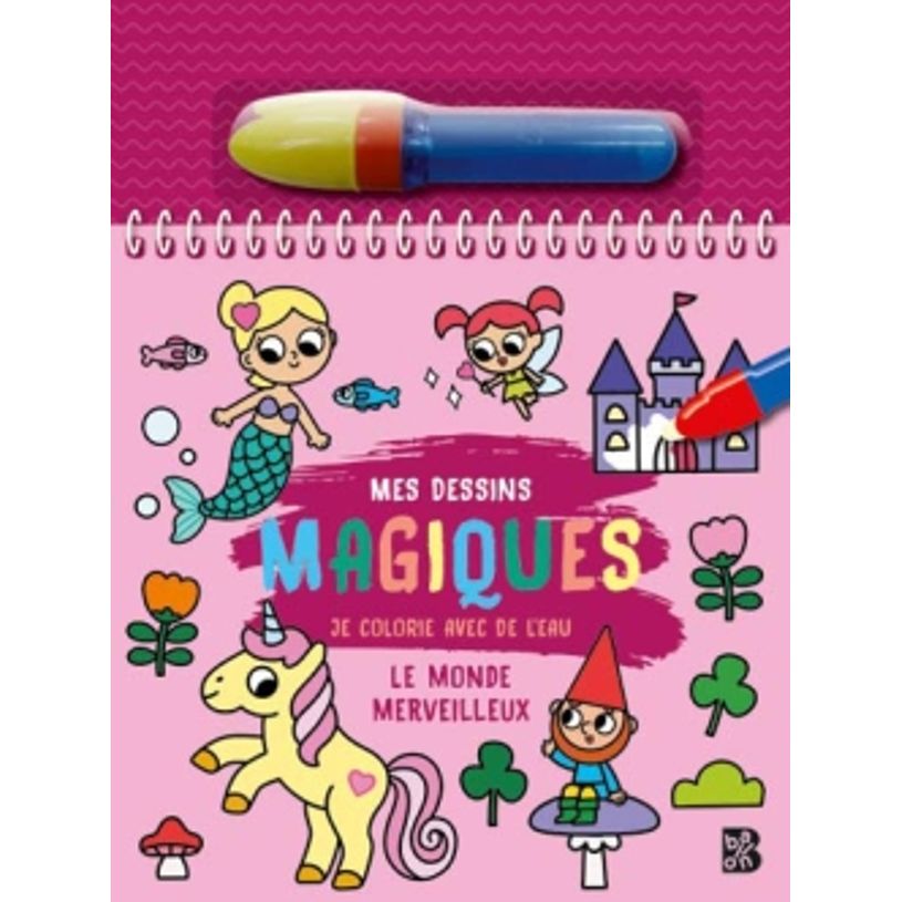 9789403236162-Je colorie avec de l'eau - Le monde merveilleux--0
