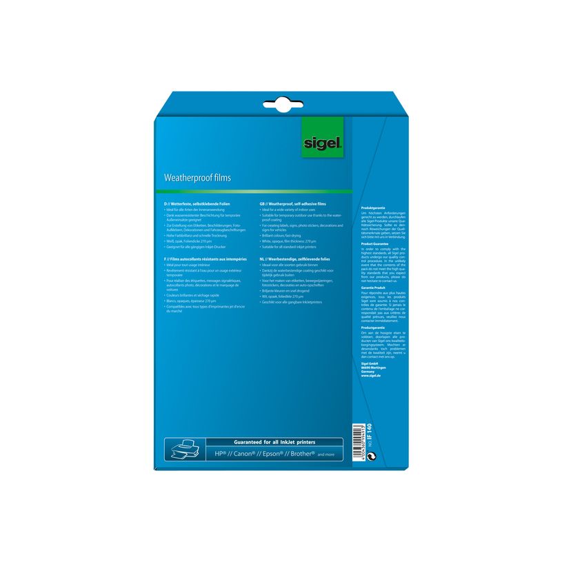 4004360994913-Sigel - Films opaques A4 - 10 feuilles - impression jet d'encre-P_994913_3-1