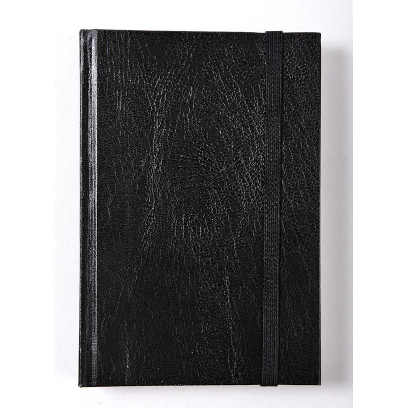 3371010132812-Quo Vadis - Agenda - Maor - Journalier - Multilingue - Baladek - Noir - 12 mois de janvier à décembre - 8,5x13 cm - Papier Clairefontaine blanc - Fabri--0