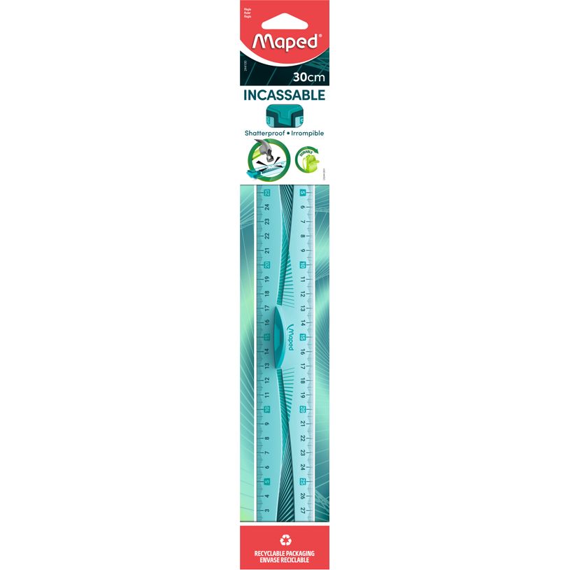 3154142441300-Maped Incassable - Règle triple décimètre 30 cm - incassable - disponible dans différe-P_999991123_1-0