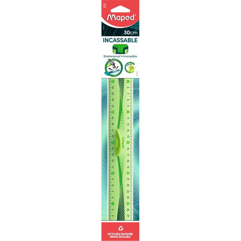 3154142441300-Maped Incassable - Règle triple décimètre 30 cm - incassable - disponible dans différe-P_999991123_2-1