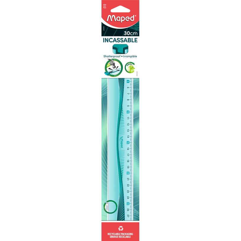 0000002440309-Maped Incassable - Règle plastique 30 cm - incassable - disponible dans différentes coul-P_999991124_1-0