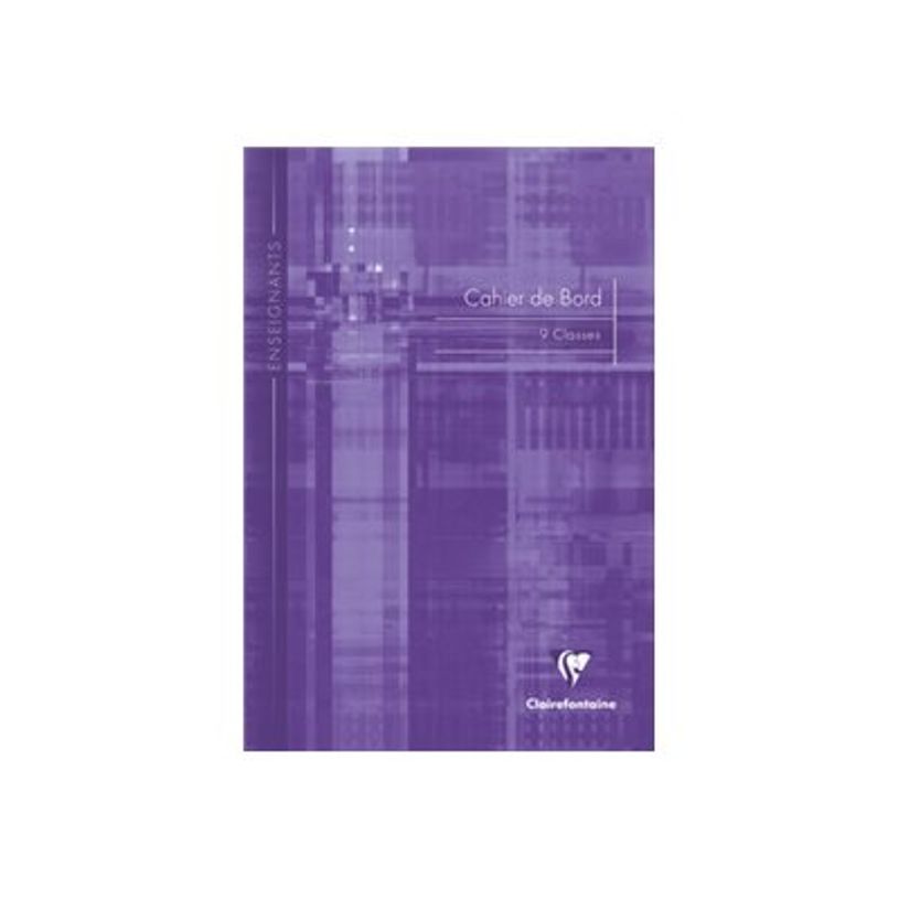 3329680312904-Clairefontaine - Carnet de bord enseignant (9 classes) - A4 - 60 pages - disponible dans d-P_999991578_2-1
