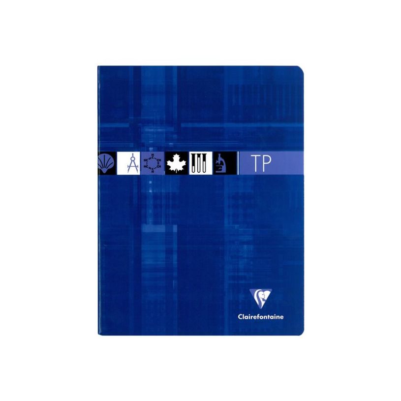 3329680372700-Clairefontaine - Cahier de travaux pratiques (TP) - 17 x 22 cm - 80 pages - grands carreaux (Seyes)/uni - disponi-P_999991598_1-0