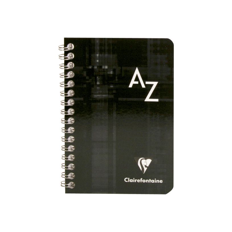 3329680685992-Clairefontaine - Répertoire à spirale 9,5 x 14 cm - 100 pages - petits carreaux (5x5 mm) - disponi-P_999991633_1-0
