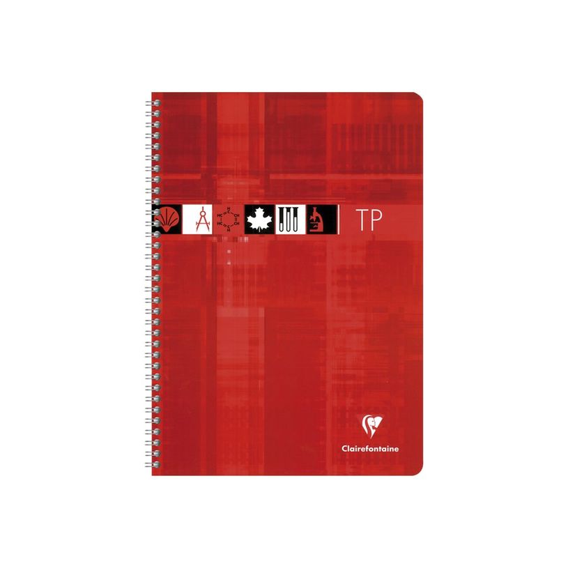 3329680893700-Clairefontaine - Cahier spiralé de travaux pratiques (TP) - A4 (21x29,7 cm) - 80 pages - grands carreaux (Seyes)/uni - disponi-P_999991644_1-0