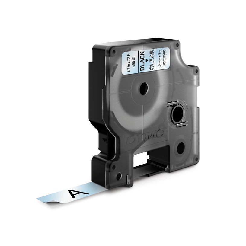 5411313450102-Dymo D1 - Ruban d'étiquettes auto-adhésives - 1 rouleau (12 mm x 7 m) - fond transparent-P_999992247_7-1